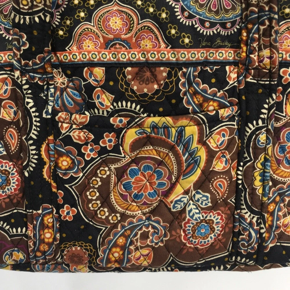 Vera Bradley Tote Maddie Kensington Brown - Picture 3 of 16